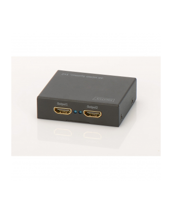 Rozdzielacz splitter HDMI 4K UHD 3D, 2-portowy DIGITUS