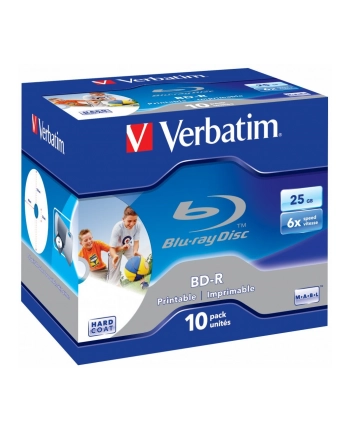 BD-R Verbatim 6x 25GB (Jewel Case 10) Blu-Ray Printable nr 2