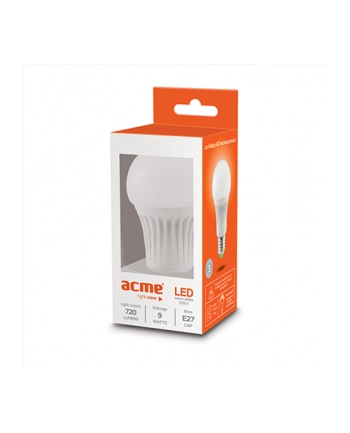 ACME EUROPE Żarówka LED ACME E27 Ashape A60 9W2700K25h720lmE27 nr 1
