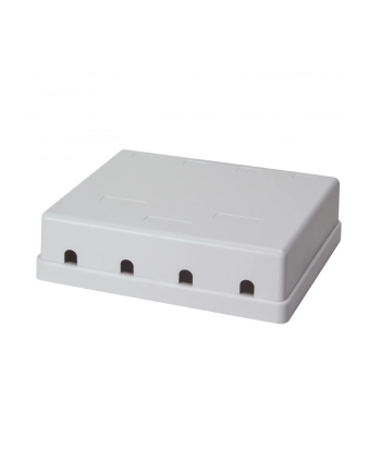 LOGILINK- Puszka natynkowa Keystone 4 porty UTP, biała nr 2