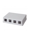 LOGILINK- Puszka natynkowa Keystone 4 porty UTP, biała - nr 13