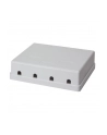 LOGILINK- Puszka natynkowa Keystone 4 porty UTP, biała - nr 6