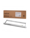 LOGILINK- Patchpanel Keystone 24-portowy, ekranowany, szary - nr 3