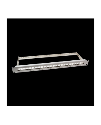 LOGILINK- Patchpanel Keystone 24-portowy, ekranowany, szary nr 1