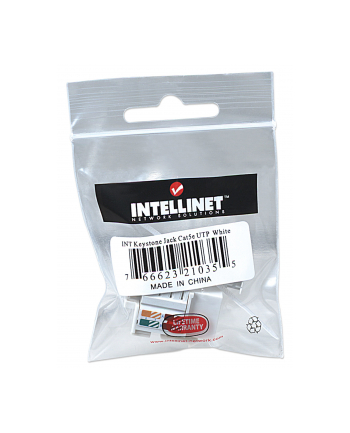 Intellinet Network Solutions Intellinet Moduł Keystone Cat.5e, UTP, biały