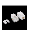 LOGILINK- Keystone Jack,  RJ45 Kat.5e UTP 90° LSA/IDC beznarzędziowe, białe - nr 3