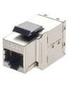 LOGILINK- Przejściówka Keystone 2 x RJ45 Cat.6A STP, snap-in mounting - nr 9