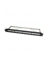 LOGILINK- Patchpanel Keystone 24-portowy, ekranowany, czarny - nr 12