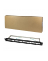 LOGILINK- Patchpanel Keystone 24-portowy, ekranowany, czarny - nr 13