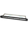 LOGILINK- Patchpanel Keystone 24-portowy, ekranowany, czarny - nr 6