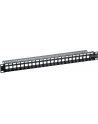 LOGILINK- Patchpanel Keystone 24-portowy, nieekranowany, czarny - nr 4