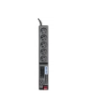 ACAR 504WF RACK - listwa zasilająca / przeciwprzepieciowa (5 gniazd  kolor czarny  długość 5 metrów  RACK) - nr 4