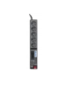 ACAR 504WF RACK - listwa zasilająca / przeciwprzepieciowa (5 gniazd  kolor czarny  długość 5 metrów  RACK) - nr 6
