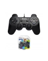 VAKOSS  Gamepad USB z wibracjami do PC/PS3 Msonic MN3329BK - nr 12