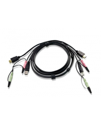 ATEN USB HDMI with Audio KVM Cable - 1.8m
