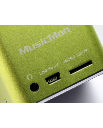Technaxx MusicMan Mini Soundstation microSD mit Akku  grün