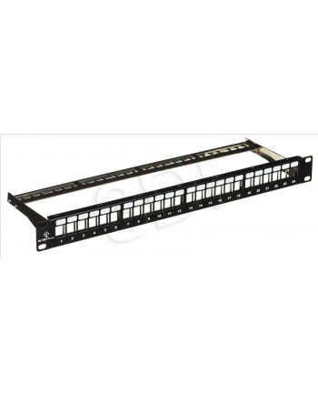 A-LAN ALANTEC patch panel   19   1U  24 porty  niewyposażony ( na keystony)