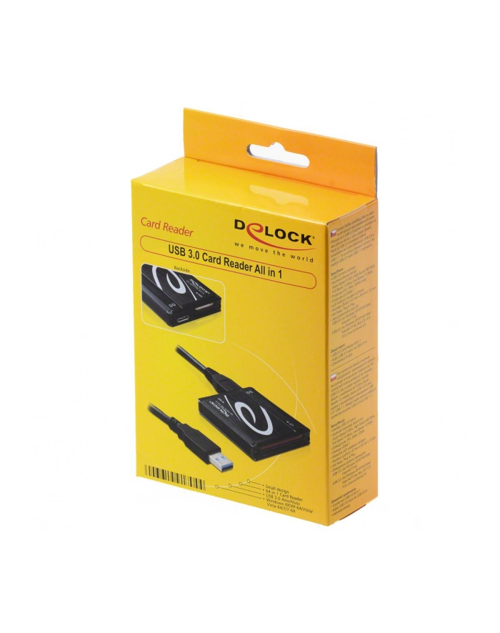Czytnik Delock all-in-1 USB 3.0 black główny