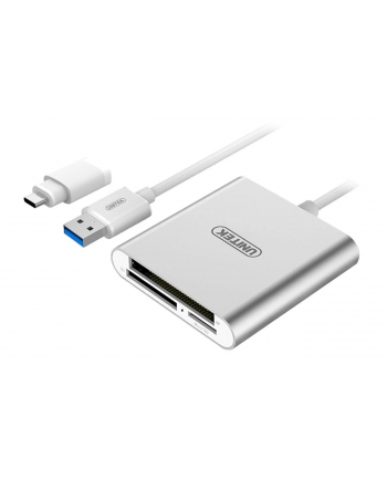 Czytnik kart pamieci USB 3.0 + USB TYP-C; Y-9313D