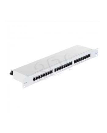Telegaertner TELEGARTNER Panel 19  1U 24xRJ45 kat. 5e FTP szary