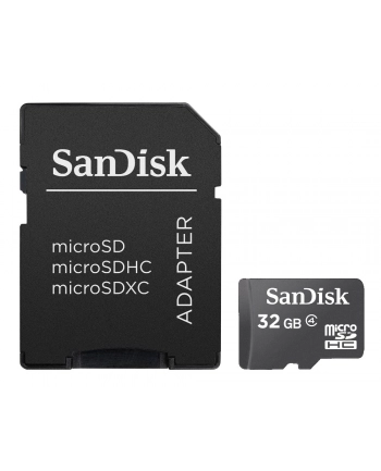 Sandisk micro SDHC SDSDQM-032G-B35A 32GB Class 4 + ADAPTER microSD-SD nr 2