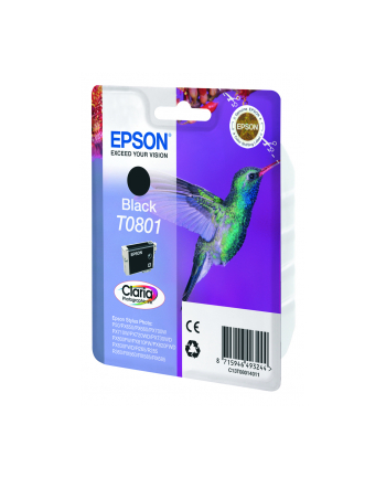 EPSON Tusz Czarny T0801=C13T08014011  8 ml nr 1