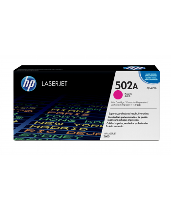 Hewlett-Packard HP Toner Czerwony HP502A=Q6473A  4000 str.