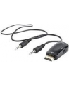 Adapter HDMI A(M)->VGA(F) + AUDIO Gembird - nr 36
