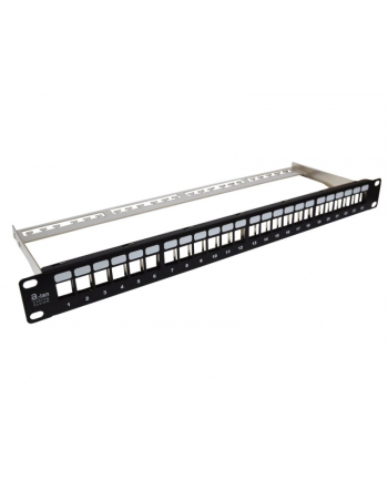 A-LAN ALANTEC patch panel   19   1U  24 porty  niewyposażony ( na keystony)