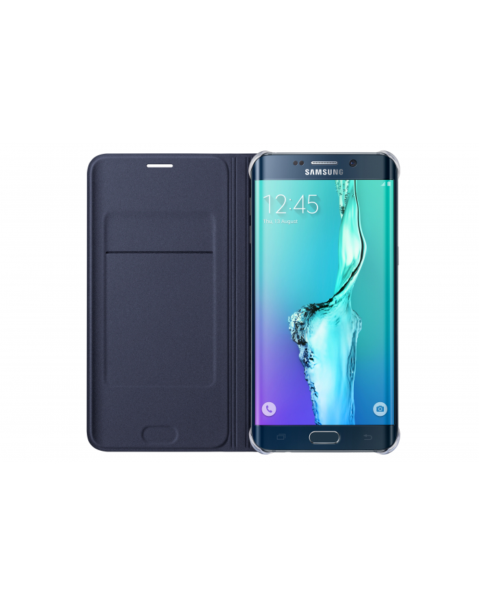 Flip Wallet S6 Edge+ Czarny główny