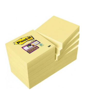 3M-POST-IT 62212SSCYEU Bloczek samoprzylepny Postit® Super Sticky, żółty, 12 sztuk po 90 ka