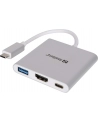 Sandberg Replikator portów USB-C - HDMI+USB - nr 19