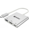 Sandberg Replikator portów USB-C - HDMI+USB - nr 21