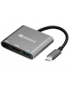 Sandberg Replikator portów USB-C - HDMI+USB - nr 6