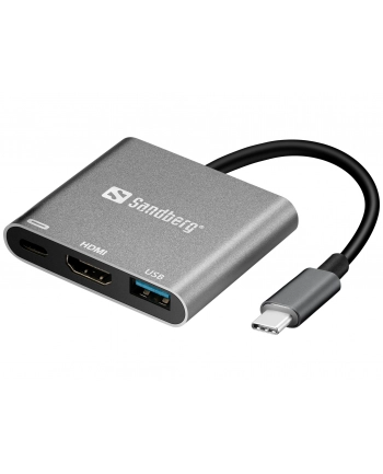 Sandberg Replikator portów USB-C - HDMI+USB nr 1