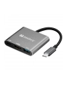 Sandberg Replikator portów USB-C - HDMI+USB - nr 9
