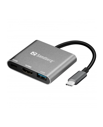 Sandberg Replikator portów USB-C - HDMI+USB nr 2