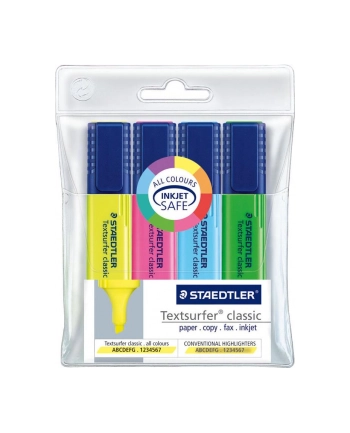 Staedtler Zakreslacz Textsurfer classic 4 szt.w podstawce nr 2