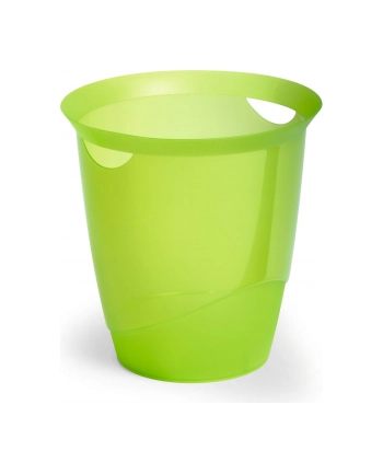 DURABLE TREND kosz na śmieci 16 l, zielony-przezroczysty