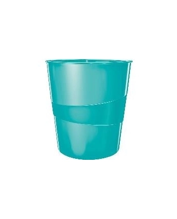 Kosz na śmieci 15L Leitz WOW, turkusowy nr 2