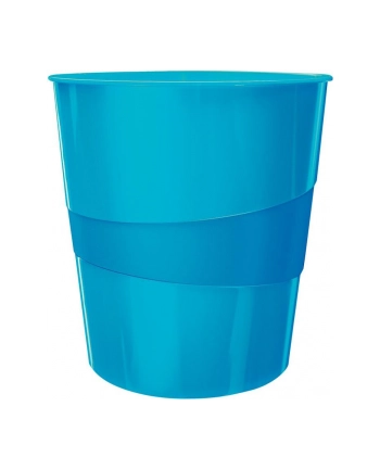 Kosz na śmieci 15L Leitz WOW, niebieski metalik nr 1