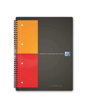 OXFORD Kołonotatnik Activebook  A4+, kratka nr 1