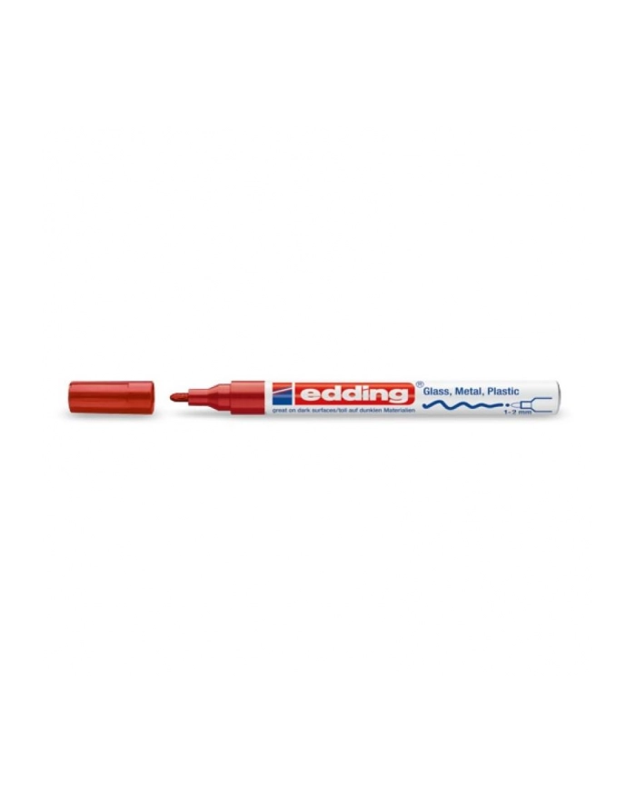EDDING Marker lakierowy z końcówką 1-2mm czerwony główny