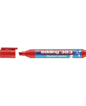 EDDING MARKER DO FLIPCHARTÓW ZE ŚCIĘTĄ KOŃCÓWKĄ 1-5 MM CZERWONY