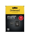 Intenso micro SD 4GB SDHC card class 10 - nr 58