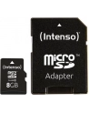 Intenso micro SD 8GB SDHC card class 10 - nr 67