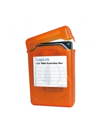 LOGILINK Pudełko ochronne do HDD3.5'' pomarańczowe nr 1