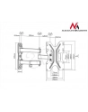MACLEAN UCHWYT DO TELEWIZORA 23-42  MC-648 30KG MAX VESA 200X200 - nr 21