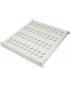 Półka 19'' 1U regulowana 500-700mm,  nośność do 50kg , kolor: szary - nr 36