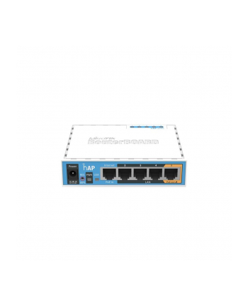 MikroTik hAP RB951Ui-2nD RouterOS L4 64MB RAM, 5xLAN, 2.4GHz 802.11b/g/n, 1xPoE